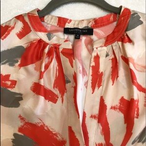 Lafayette 148 size 12 silk blouse